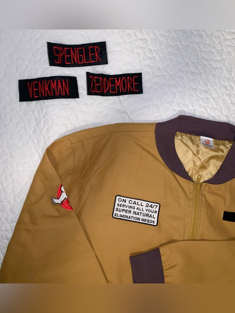 Tan Ghostbusters Jacket - Picture 4 of 8